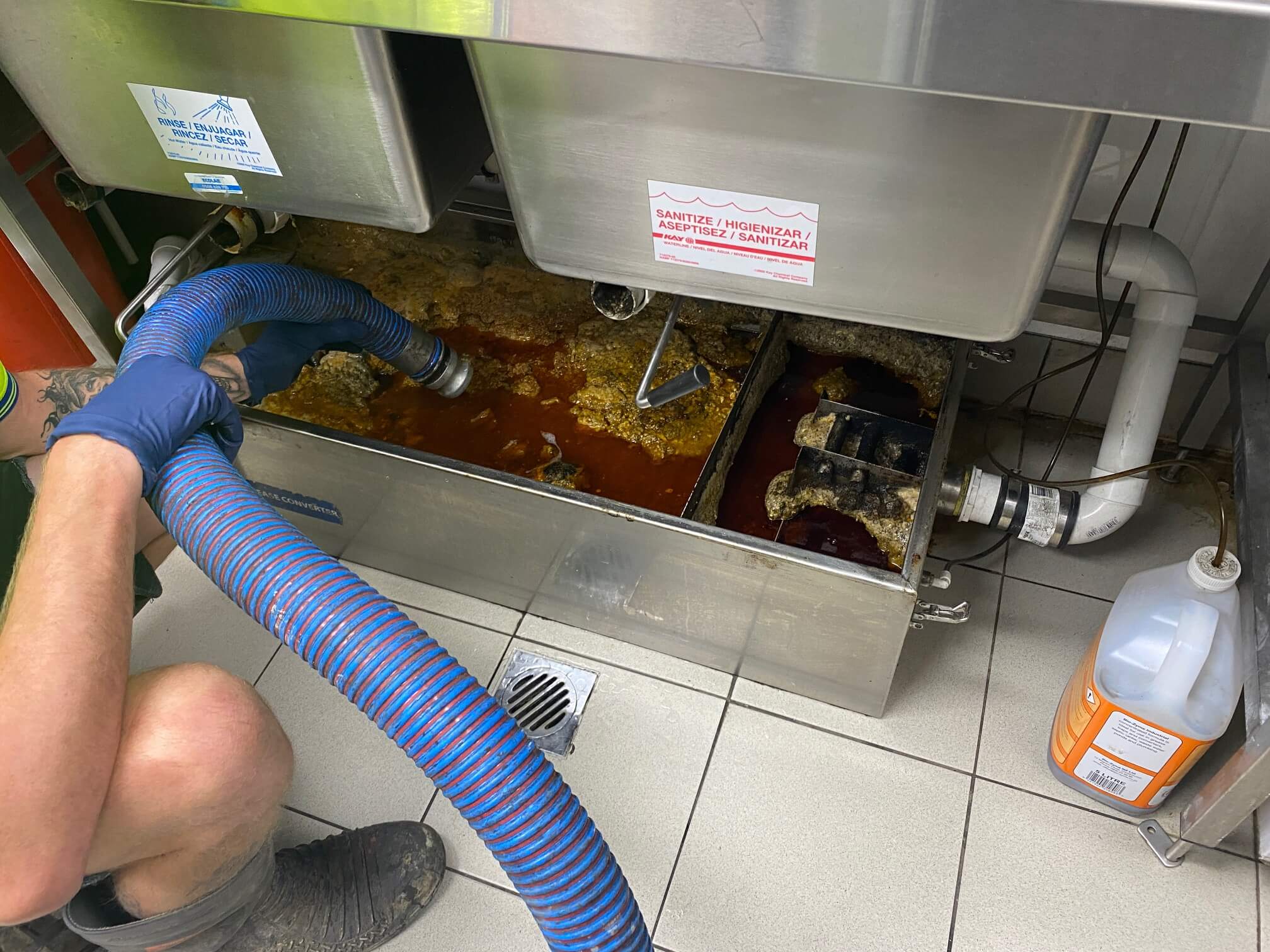 Grease Trap Cleaning in Linton Hall